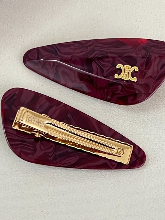 ?Celine hair clips are simple, versatile, and timeless. main image 6